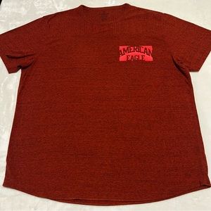 American Eagle Outfitters Active Flex Red Heather T-shirt Short Sleeve Men’s XL